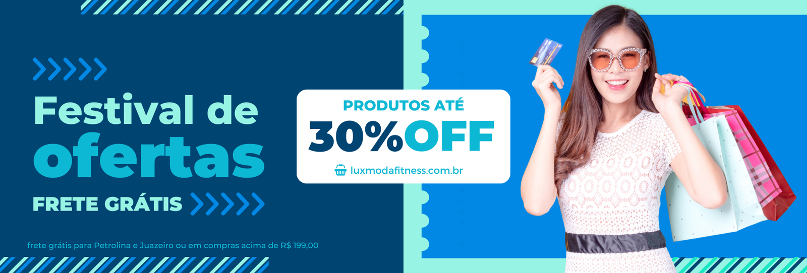 Lux moda Fitness. Conforto e Estilo para o Seu treino. A Lux trabalha com marcas de roupas fitness de alta qualidade e desenvolvidas pensando no cliente. Aceitamos todas as formas de pagamentos e parcelamento em até 3x. Frete Grátis para Petrolina e Juazeiro. Aproveite nossas ofertas no site luxmodafitness.com.br e siga nossas redes sociais @lux.pnz
